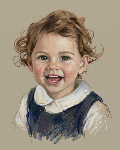 Custom Pastel Portrait